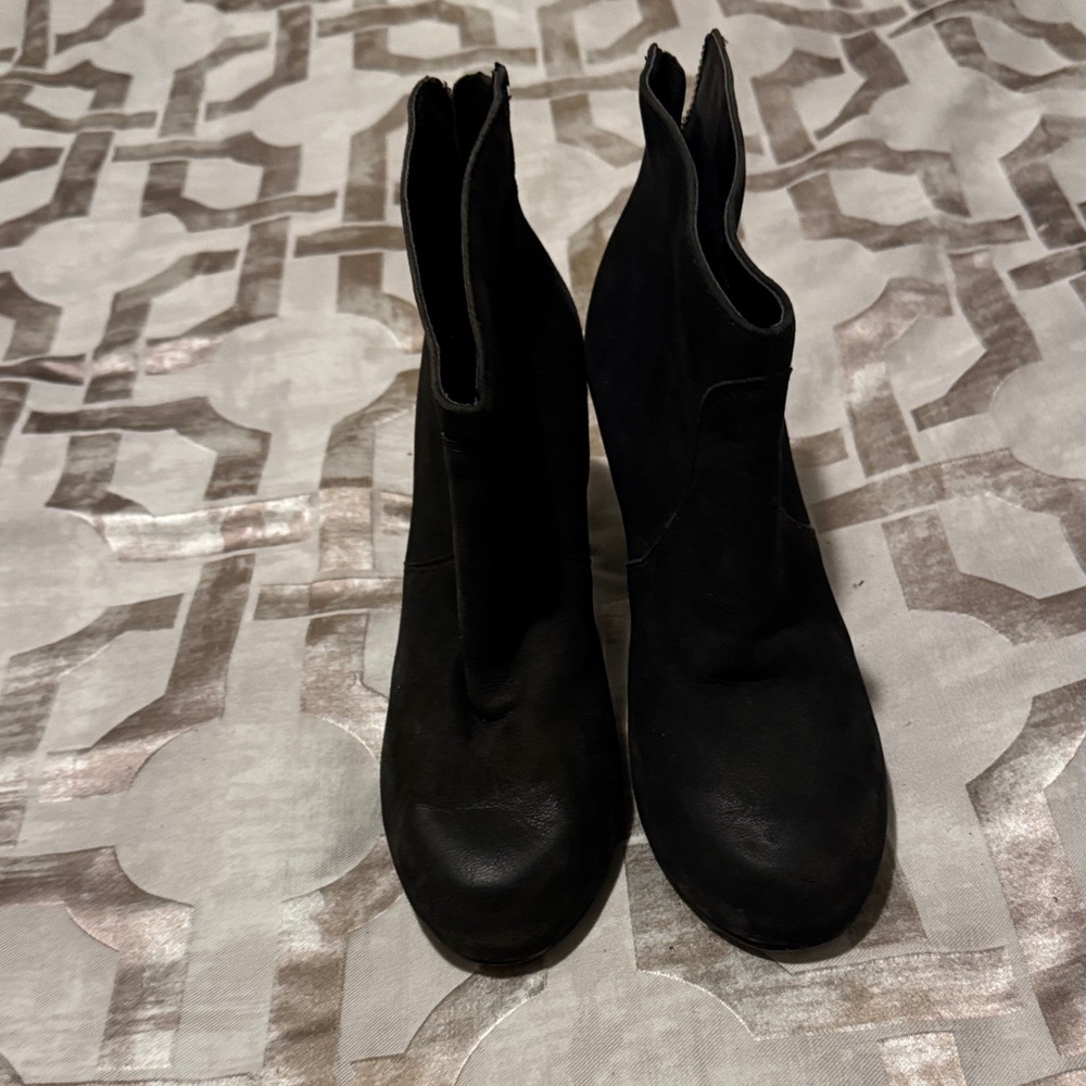 Steve Madden Black Ankle Booties